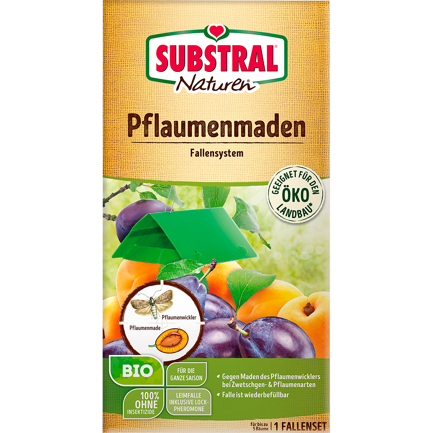 SUBSTRAL® Naturen® Pflaumenmaden Fallensystem